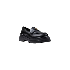 PINKO Zwarte Leren Platform Hakken