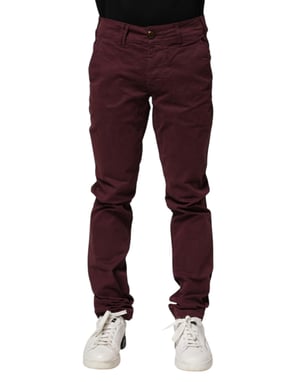 CYCLE Bordeaux Katoenen Stretch Skinny Fit Heren Jeans