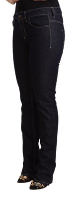 GF Ferre Zwarte Katoenen Stretch Lage Taille Skinny Jeans