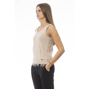 Baldinini Trend Beige Wol Dames Top