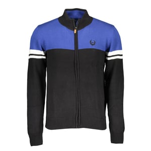Gianmarco Venturi Zwart Katoenen Heren Cardigan