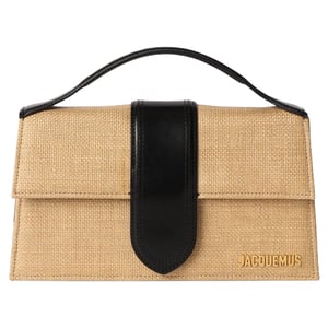 Jacquemus Le Grand Bambino Raffia Tas