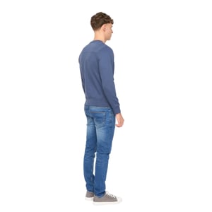 Duck and Cover Heren Stoneham Crew Neck Sweatshirt (Denim Blauw)