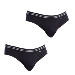 Pack-2 Slips Katoen Stretch ademend materiaal D6577 voor mannen comfortabel en stijlvol ontwerp voor mannen