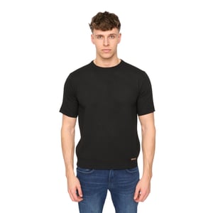 Duck and Cover Heren Mataso Gebreide T-Shirt (Zwart)