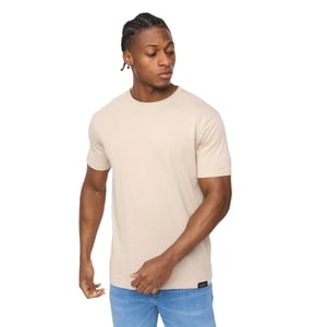 Crosshatch Heren Allmoore T-Shirt (Licht Steen)