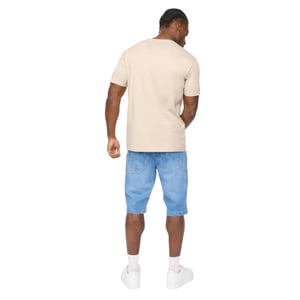 Crosshatch Heren Allmoore T-Shirt (Licht Steen)