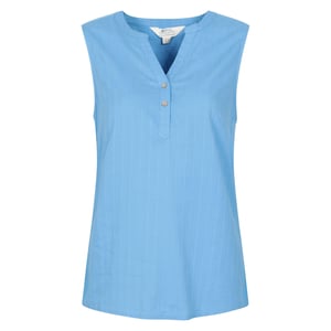 Mountain Warehouse Dames/Dames Petra Mouwloos Shirt (Helder Blauw)