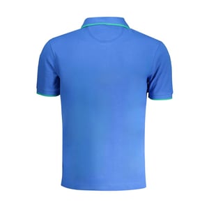 La Martina Blauwe Katoenen Poloshirt