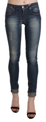 Versleten Skinny Jeans Pan71223