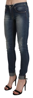 Versleten Skinny Jeans Pan71223