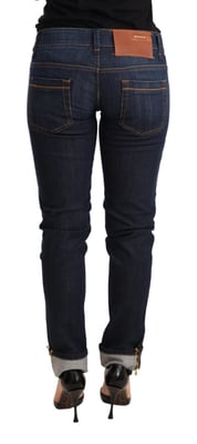 Skinny Jeans met Opgerolde Zoom