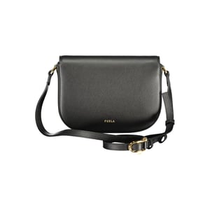 Furla Nero Lederen Dames Schoudertas