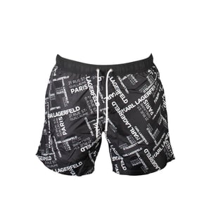 Karl Lagerfeld Zwarte Polyester Heren Zwem Boxer