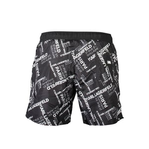 Karl Lagerfeld Zwarte Polyester Heren Zwem Boxer
