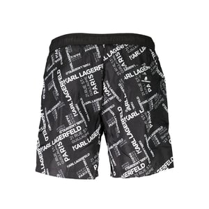 Karl Lagerfeld Zwarte Polyester Mannen Zwemshort