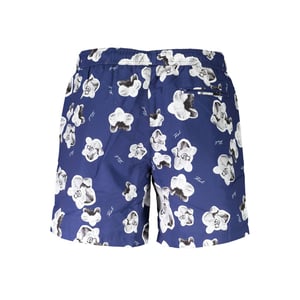 Karl Lagerfeld Blauw Polyester Heren Zwem Boxer