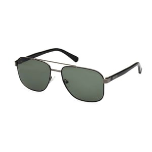 Kenneth Cole Zwarte Harsslenen Zonnebril