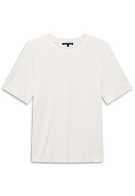 Bugatti Damen T-shirt van 100% viscose met ronde hals
