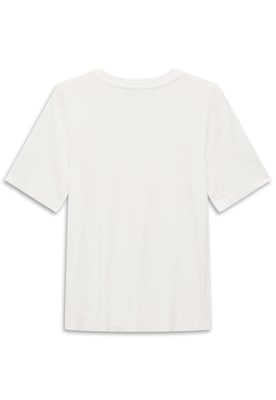 Bugatti Damen T-shirt van 100% viscose met ronde hals