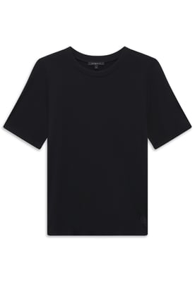 Bugatti Damen T-shirt van 100% viscose met ronde hals