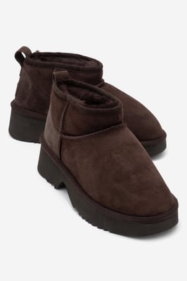 Ary Leren Platform Laars (Dames)