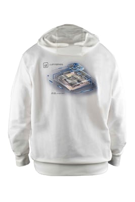 C.P. Company Sweater Hoodie Wit
