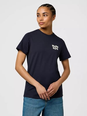 Wrangler - SIGN OFF TEE DARK NAVY