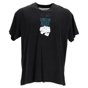 Off-White T-shirt met druipende pijlen in zwart katoen.