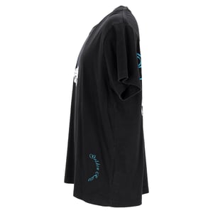 Off-White T-shirt met druipende pijlen in zwart katoen.