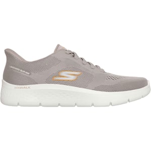 Skechers Go Walk Flex Polyester Heren Taupe Sneakers