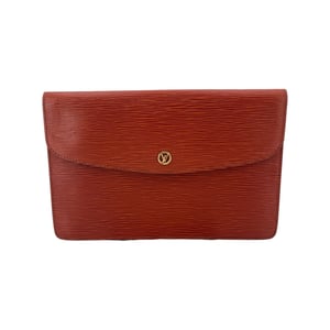 Louis Vuitton leren clutch Montaigne