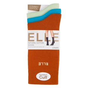 3-Pack Dames Effen Katoenen Sokken - Zacht Ademend Dagelijks Comfortabel Fit