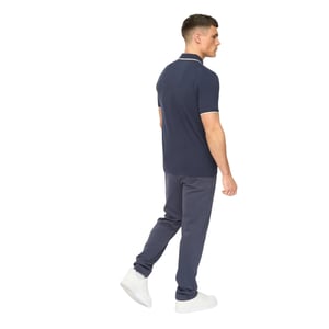 Crosshatch Heren Crufton Pol shirt (Marineblauw)