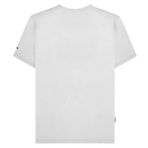 Lambretta Heren Racing Stripe T-shirt (Wit/Navy/Grijs)
