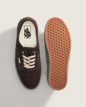 Vans Authentic Crepe Suède Heren Bruine Sneakers