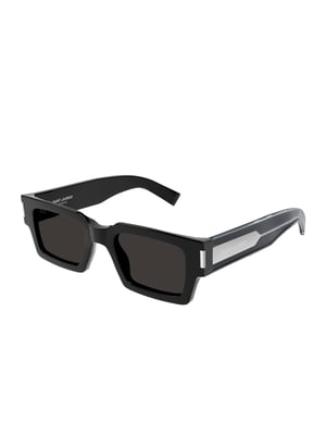 Saint Laurent Zonnebril Zwart/Grijs