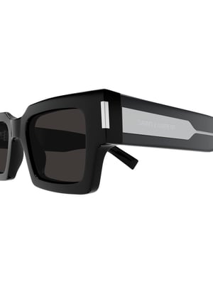Saint Laurent Zonnebril Zwart/Grijs