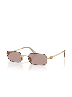 Miu Miu Zonnebril Paars/Goud