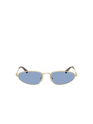 Miu Miu Zonnebril Blauw/Goud