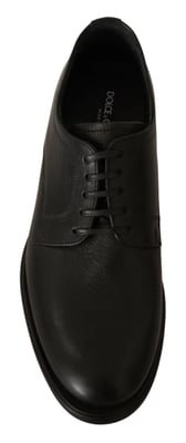 Dolce & Gabbana Zwarte Veterschoenen van Leer voor Heren