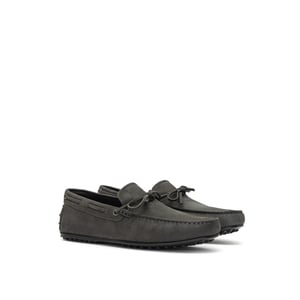 Tod's Grijze Nubucklederen Moccassin