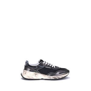Dsquared² Zwarte Kalfsleren Bos Taurus Athletische Sneakers