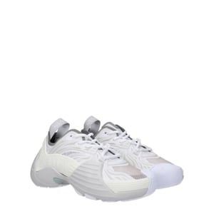 Lanvin Witte Leren Sport Sneakers