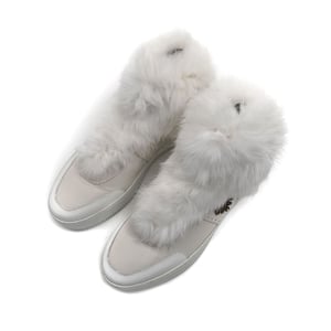 Mr&Mrs Italy Witte Katoenen Dames Sneaker