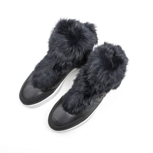 Mr&Mrs Italy Blauwe Katoenen Dames Sneakers