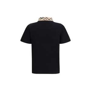 Burberry Zwarte Katoenen Polo Shirt