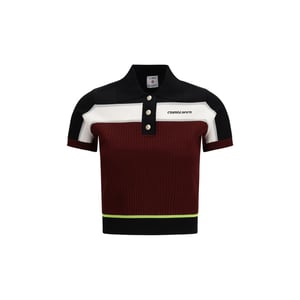 Casablanca Multicolor Viscose Poloshirt