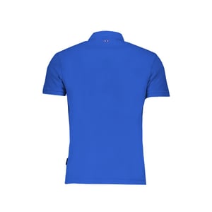 Napapijri Blauwe Katoenen Polo Shirt