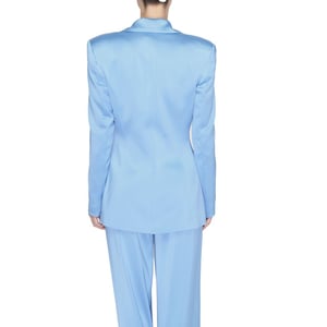 Silence Blauwe Polyester Blazer